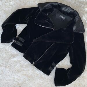 DKNY Black Blazer with Stand-Up Collar NWT